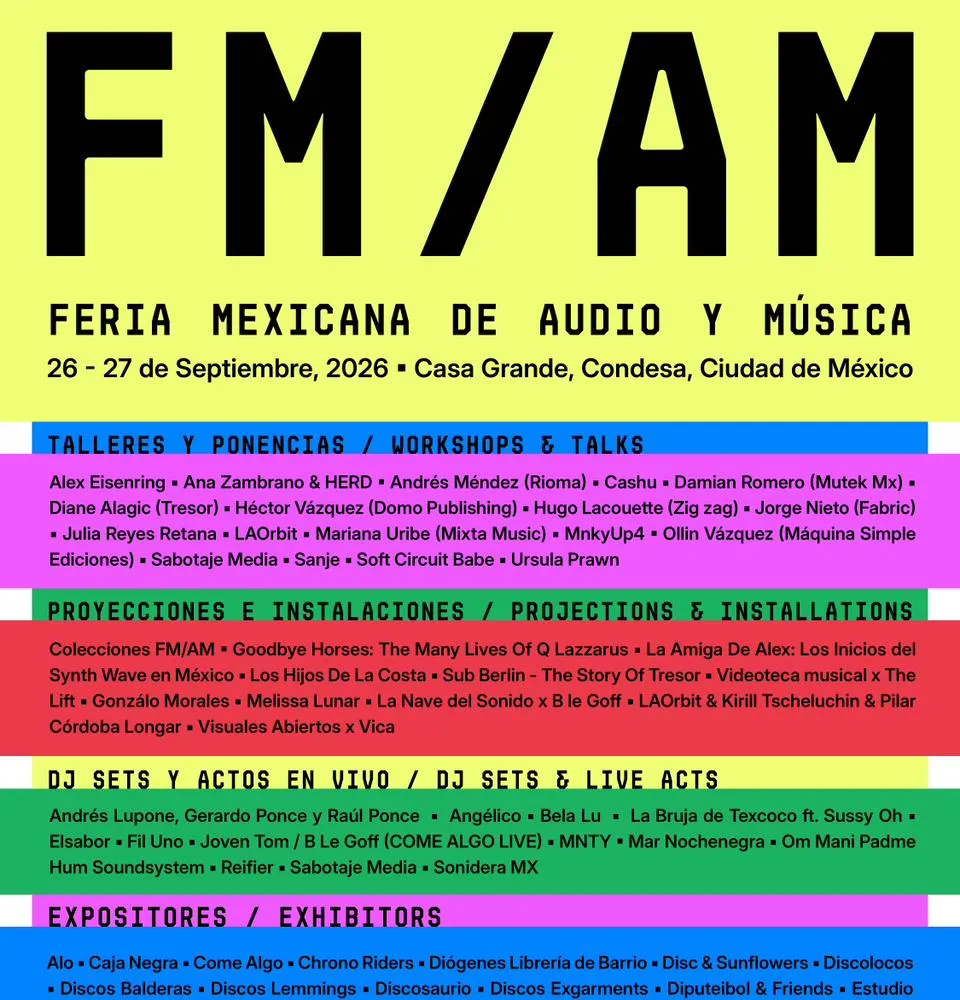 FM/AM Feria Mexicana de Audio y Música 2027
