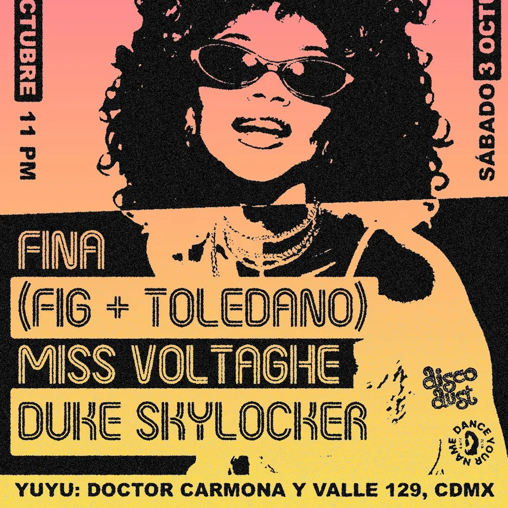 Yu Yu Cine Club: Dance Your Name y Disco Dust presentan a Fina, Miss Voltaghe, Duke Skylocker