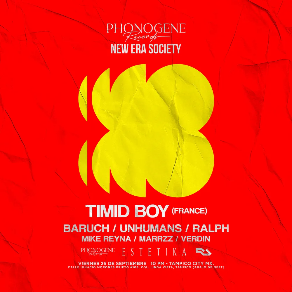 PHONOGENE RECORDS X NEW ERA SOCIETY PRES. Timid Boy(FRANCIA) 'Estetika '