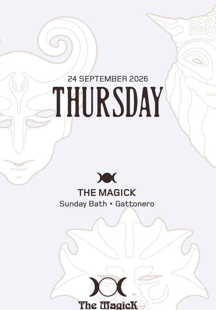 THE MAGICK BAR presents: Gattonero, Sunday Bath