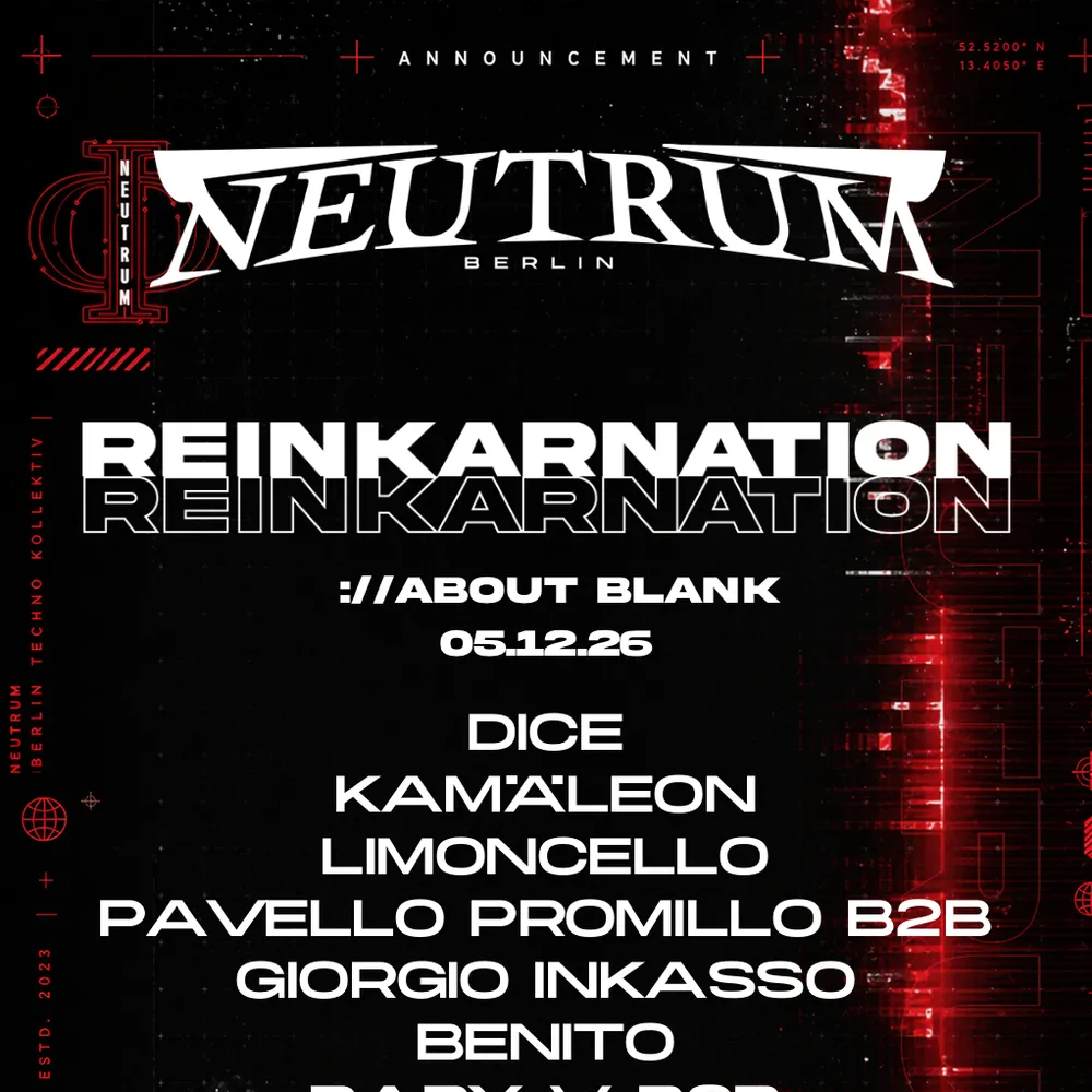 NEUTRUM with DICE, Kamäleon, Limonchello, Pavello Promillo & Giorgio Inkasso, Benito
