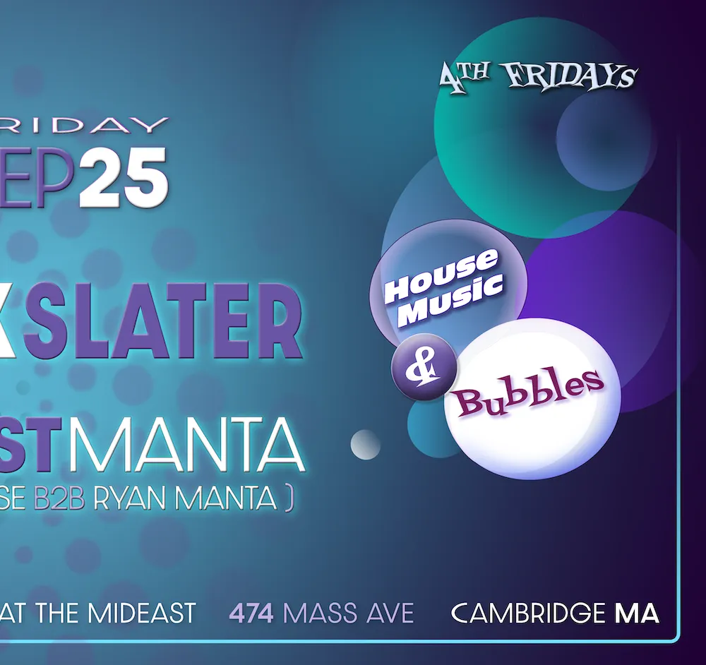 Rinse & Repeat: House Music & Bubbles with Alex Slater and GhostManta (Ghostmuse B2B Ryan Manta
