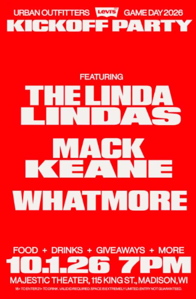UO Live Wisconsin feat. The Linda Lindas, Mack Keane & WHATMORE
