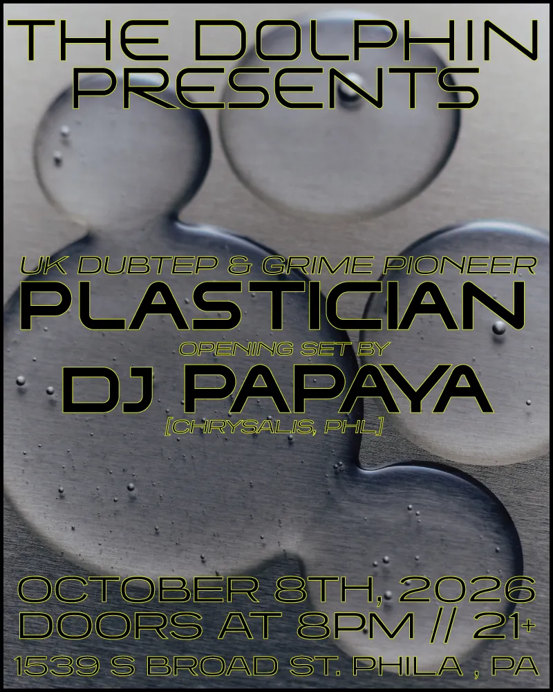 The Dolphin pres: PLASTICAN [UK DUBSTEP/GRIME PIONEER]