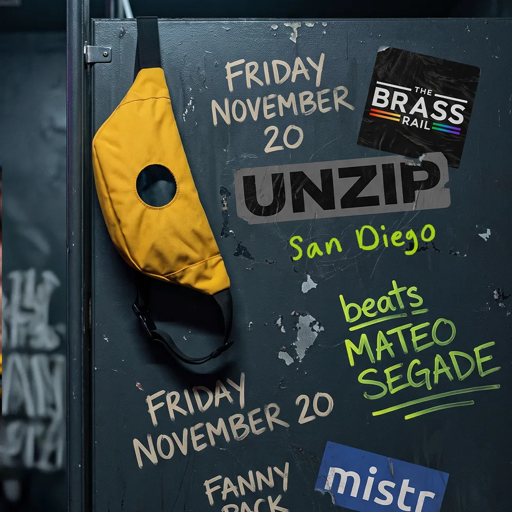 Unzip Fanny Pack Party San Diego