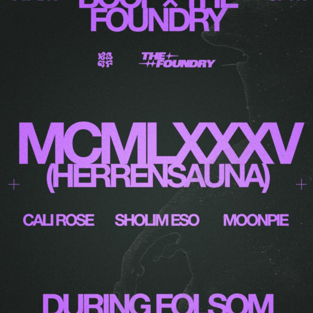 BOOF x Foundry: MCMLXXXV (Herrensauna) Folsom Street Fair Takeover