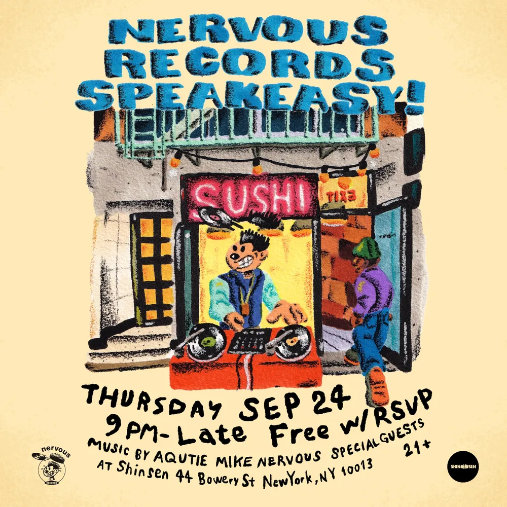 Nervous Records Speakeasy! with AQUTIE, Mike Nervous, and Special Guests