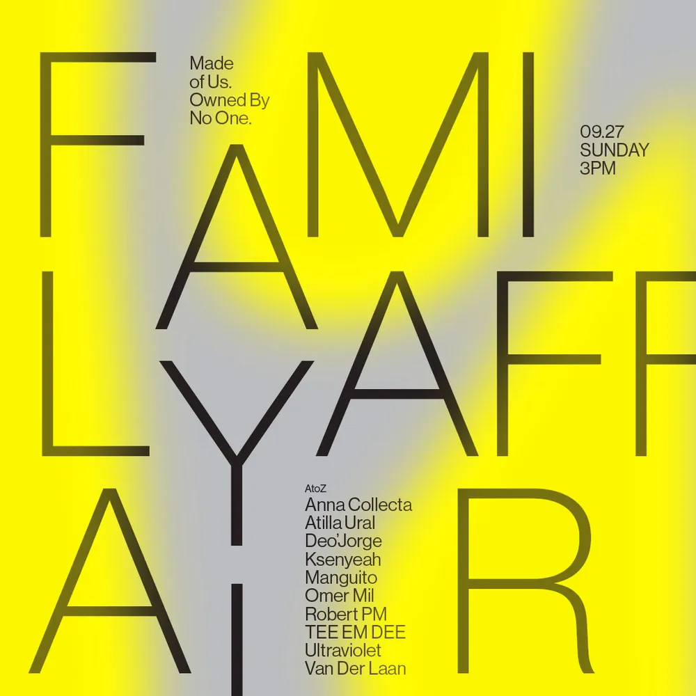 Family Affair - Hot Honey Sundays, Moving Company, nyc rave girls, Third Floor Sounds, Vin.yl