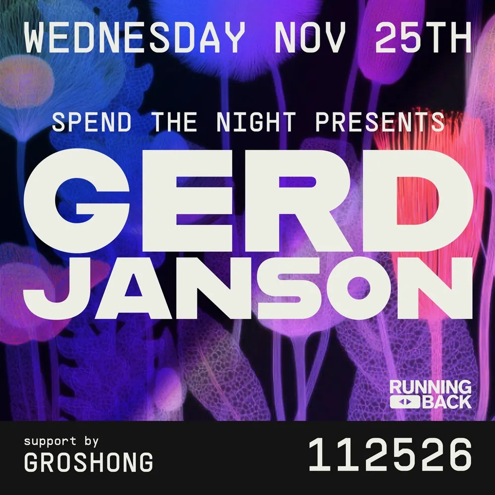 Spend The Night presents: Gerd Janson