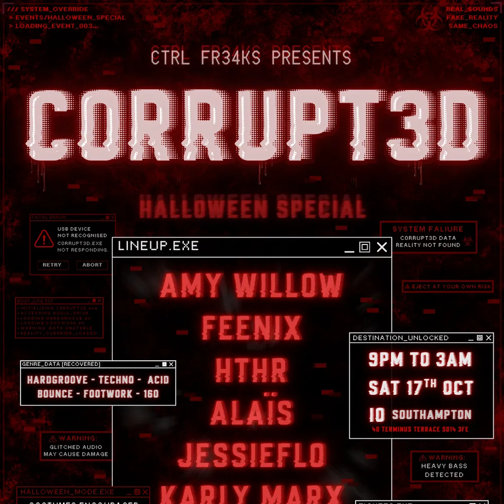 CTRL FR34KS PRESENTS: C0RRUPT3D