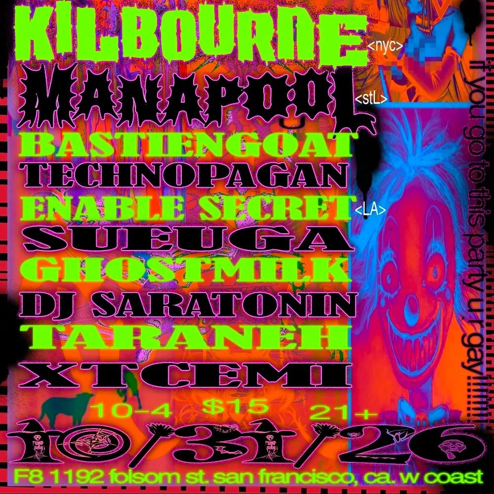 GENERAID3RZ HELLAWEEN2: Kilbourne, MANAPOOL, Enable Secret, Technopagan