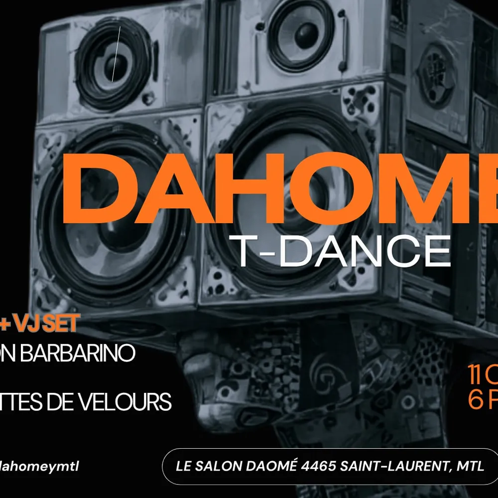 Dahomey T-Dance - Don Barbarino, Uzi, Pattes de Velour