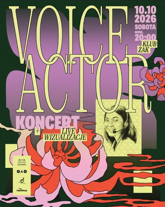 Voice Actor live + visuals