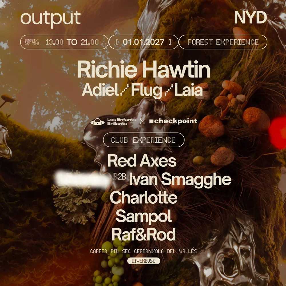 Output pres NYD 2027 with Richie Hawtin