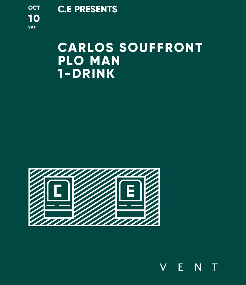 Carlos Souffront , PLO Man , 1-DRINK / C.E pesents