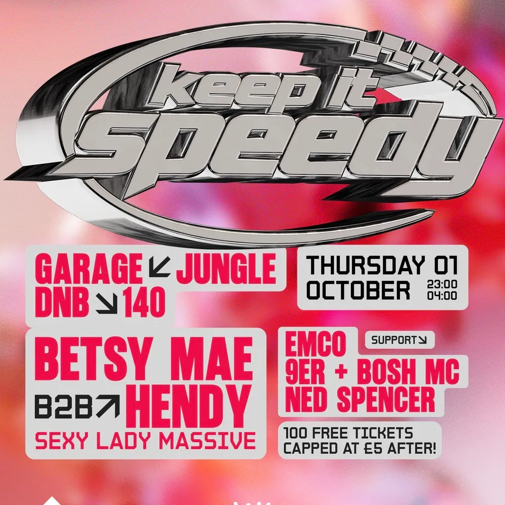 FRESHERS Jungle, 140, Garage, DnB with Hendy and Betsy Mae of Sexy Lady Massive