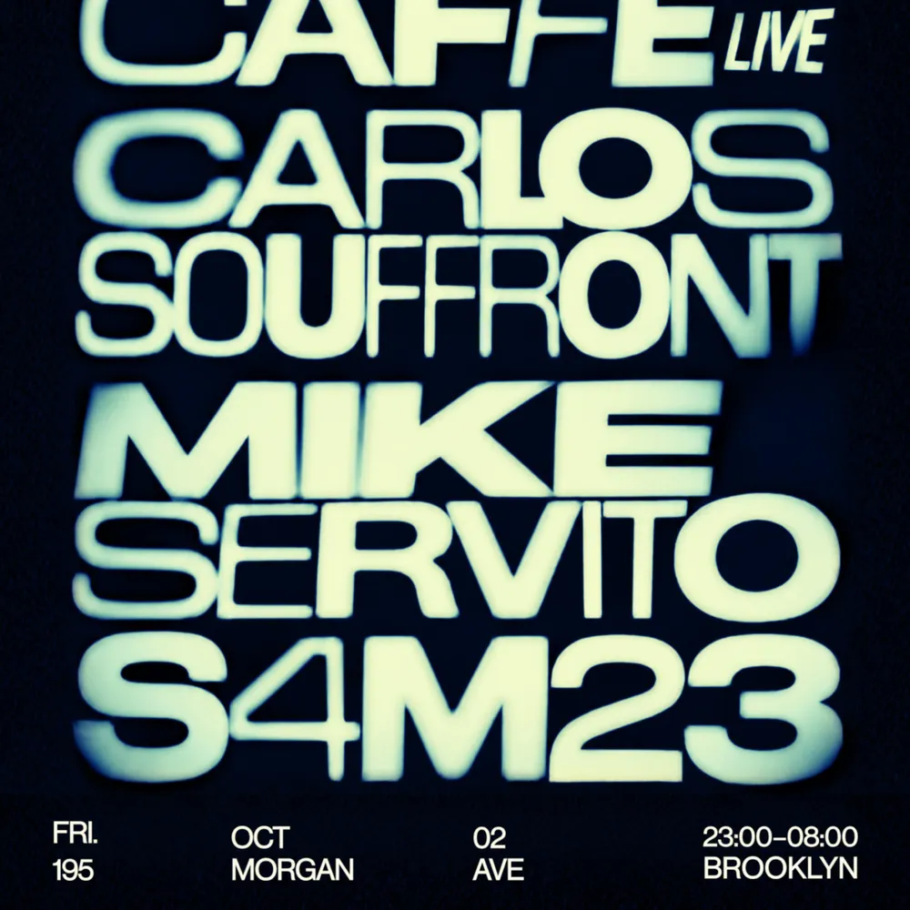 Golden Record NYC presents Josh Caffé (LIVE), Carlos Souffront, Mike Servito, S4M23