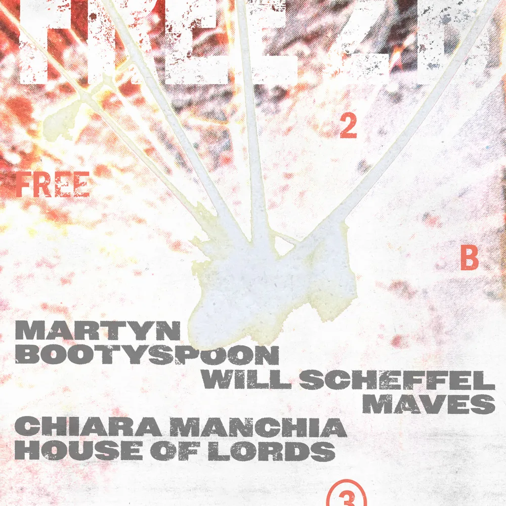 FREE 2 B FEATURING Martyn Bootyspoon, Will Scheffel b2b Maves, Chiara Manchia & House of Lords