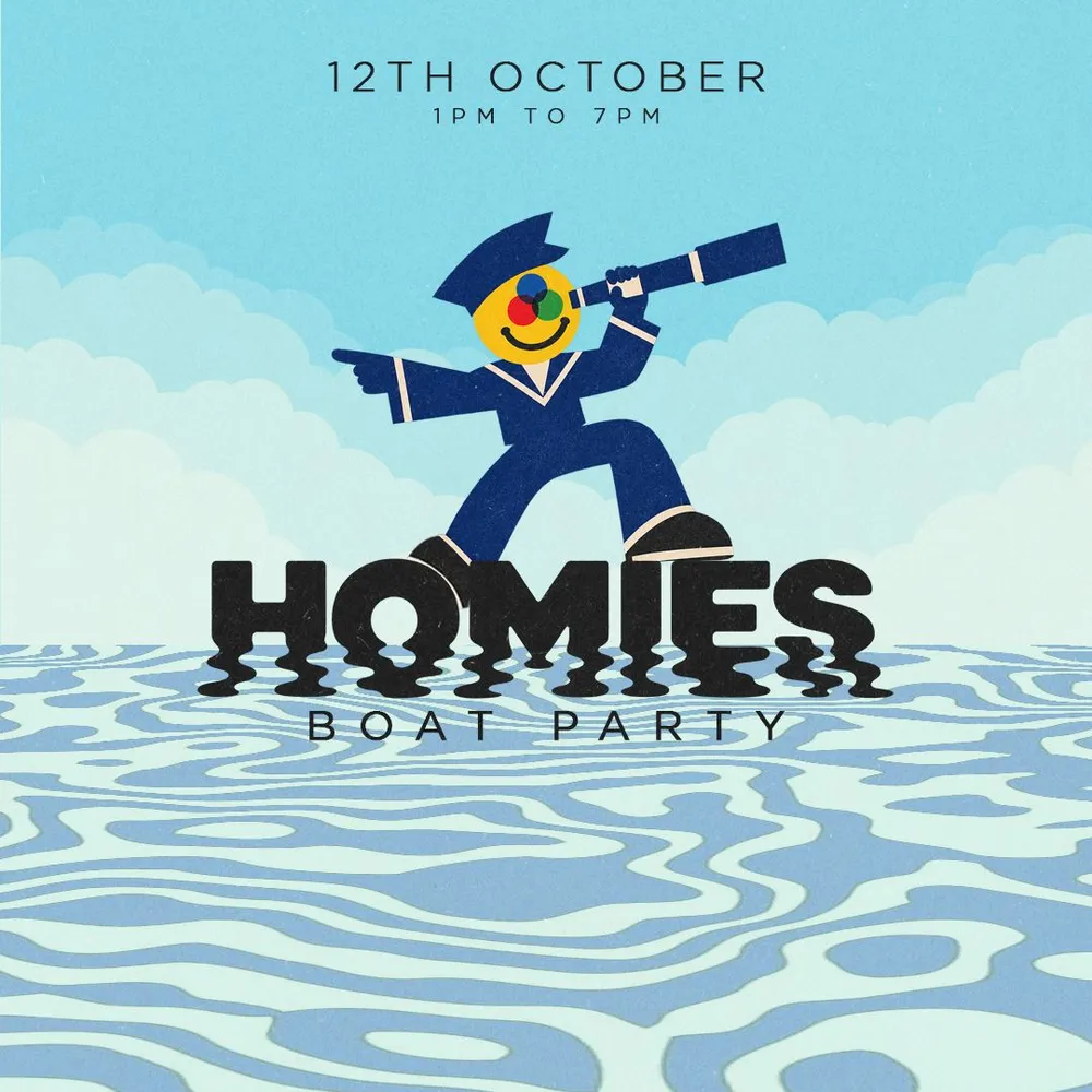 Homies IBIZA · LOVE · BOAT PARTY