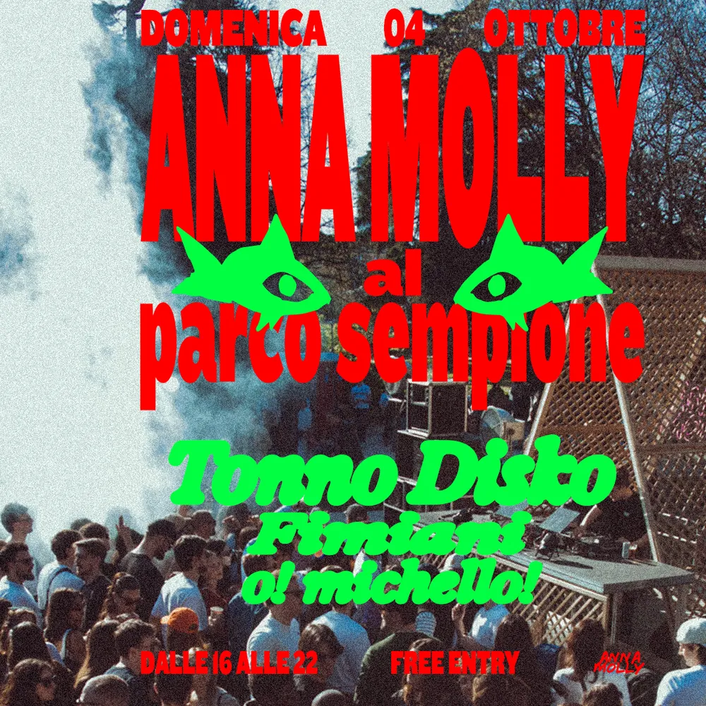 Anna Molly al Parco Sempione con Tonno Disko