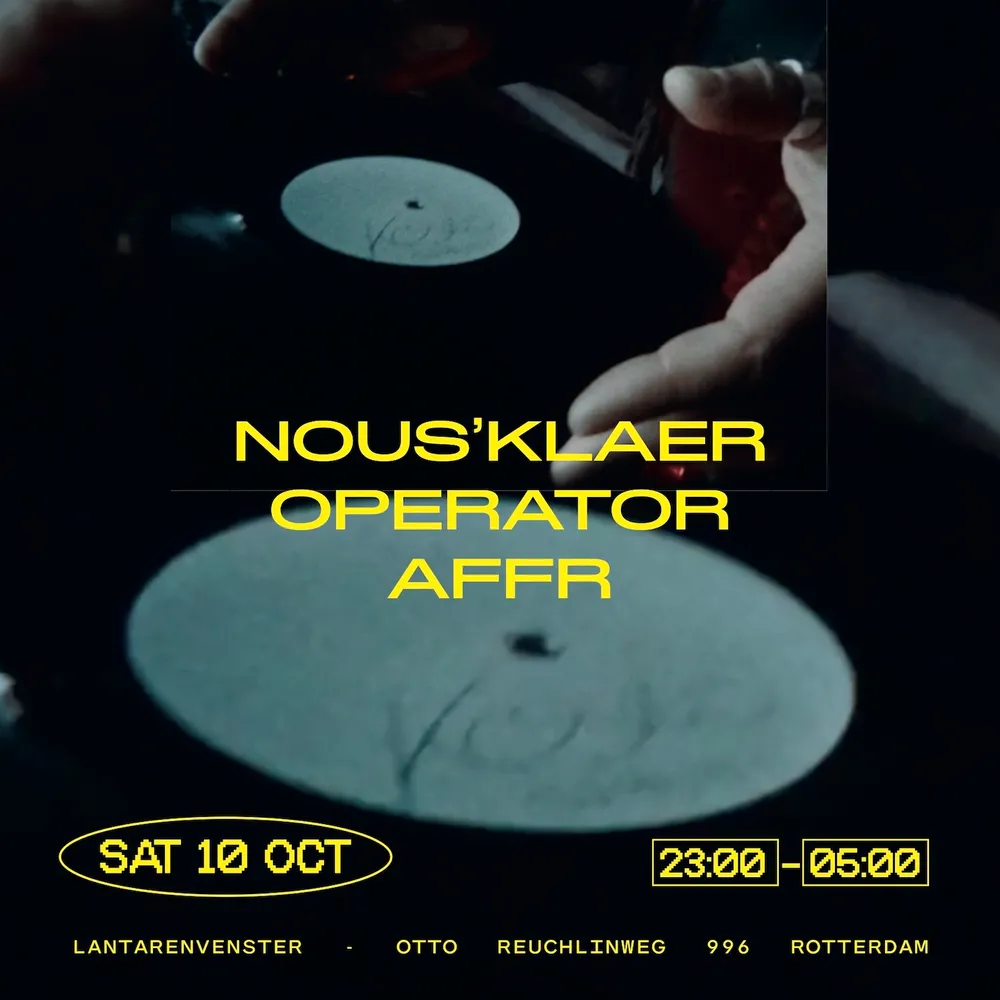 AFFR x Nous'klaer Audio x Operator