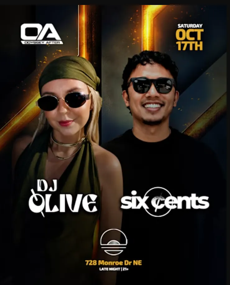 Six Cents & Dj Olive At Odyssey After