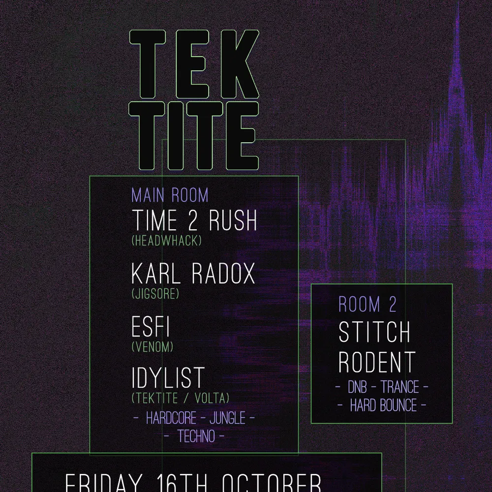 Tektite: Karl Radox (Jigsore), Esfi (Venom) + residents