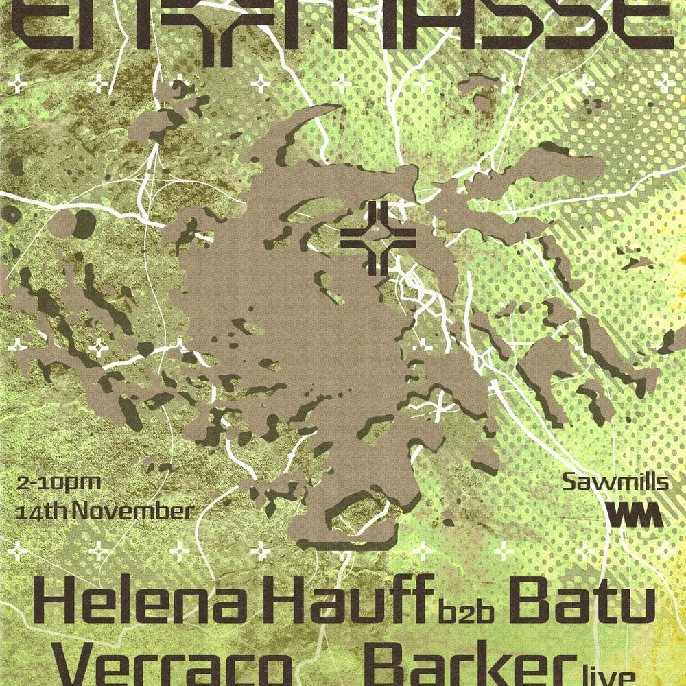 En Masse x Sawmills: Helena Hauff b2b Batu, Barker (live), i-sha + more