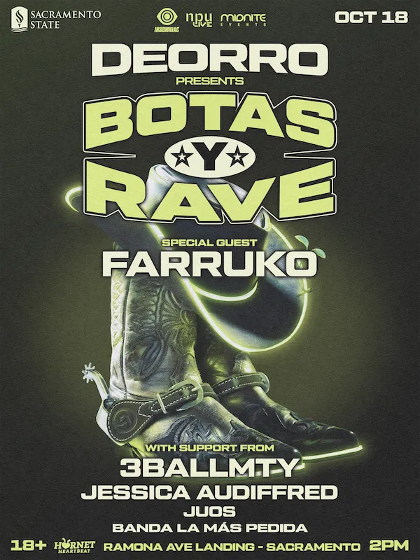 Deorro presents BOTAS Y RAVE in Sacramento