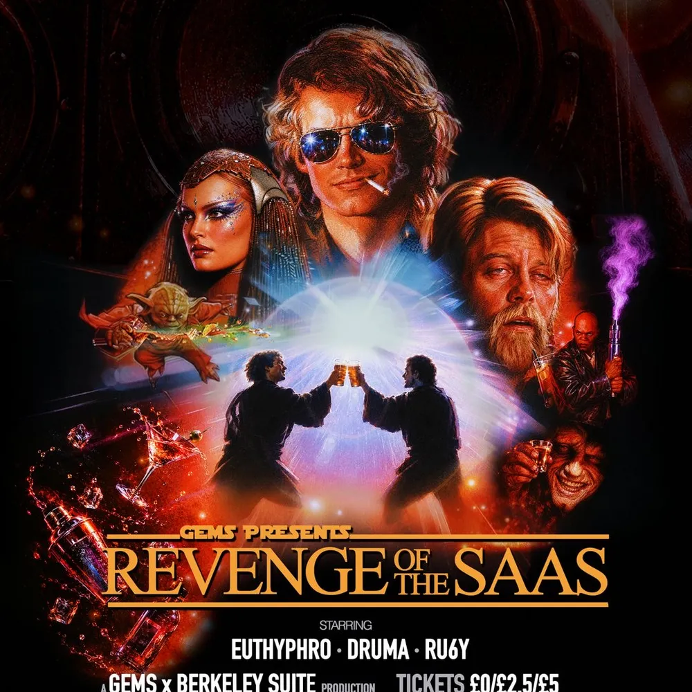 GEMS: Revenge of the SAAS // £5 tix