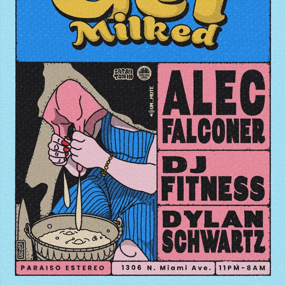 GET MILKED: Alec Falconer PRES BY SARAH TONIN & UN_MUTE