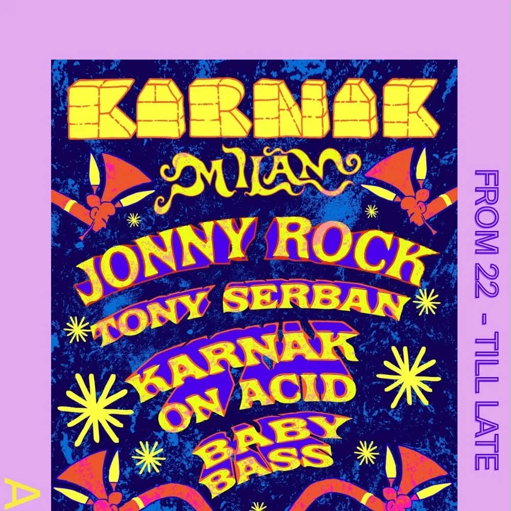 Karnak On Acid Milano with Jonny Rock Tony Serban Baby Bass