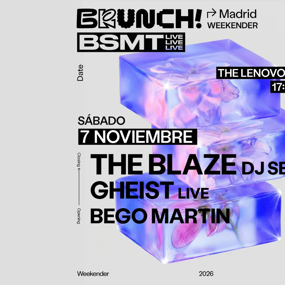 Brunch Electronik Madrid x BSMT LIVE 07.11 - The Blaze (DJ Set)