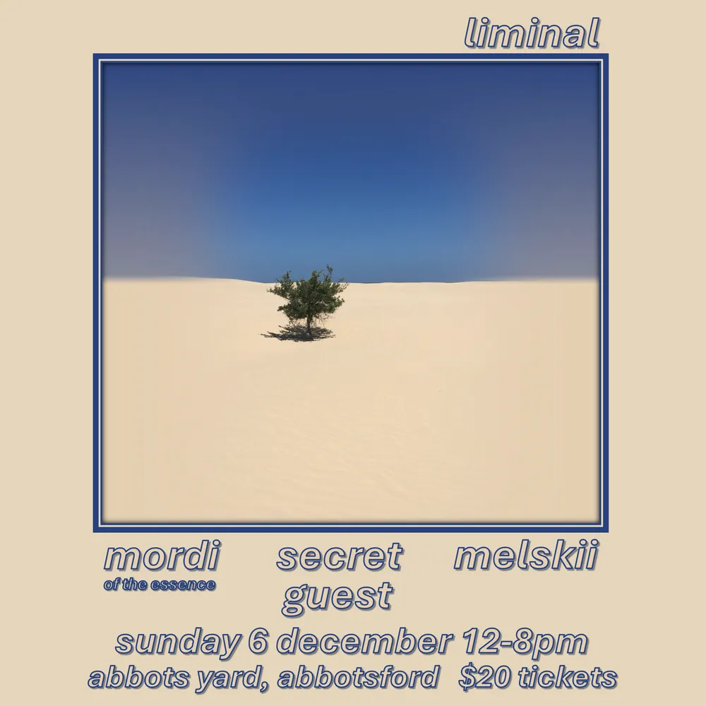 liminal pres. Mordi, secret guest, melskii (day party) (extended sets)
