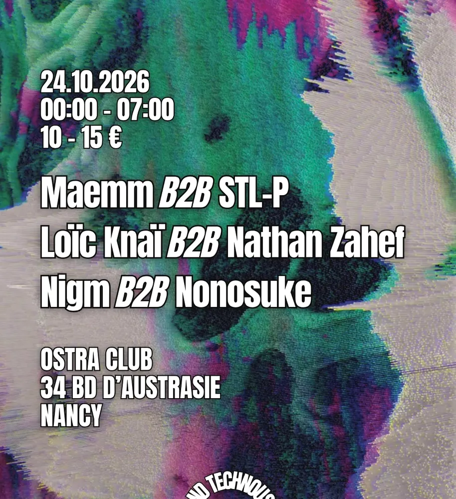 FAST AND TECHNOUS x LA FORGE: Maemm, STL-P, Nathan Zahef, Nonosuke