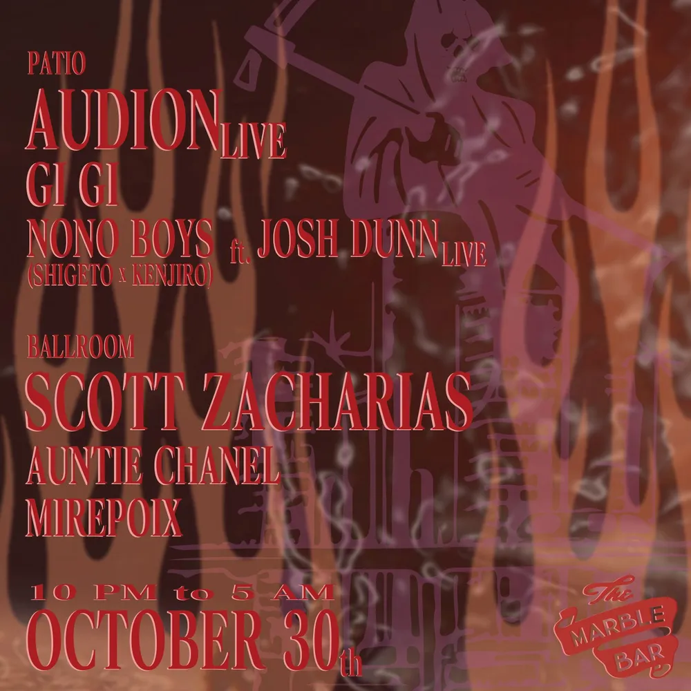 Devil's Nite: Audion (live), Scott Zacharias, NO NO BOYS ft Josh Dunn (live),