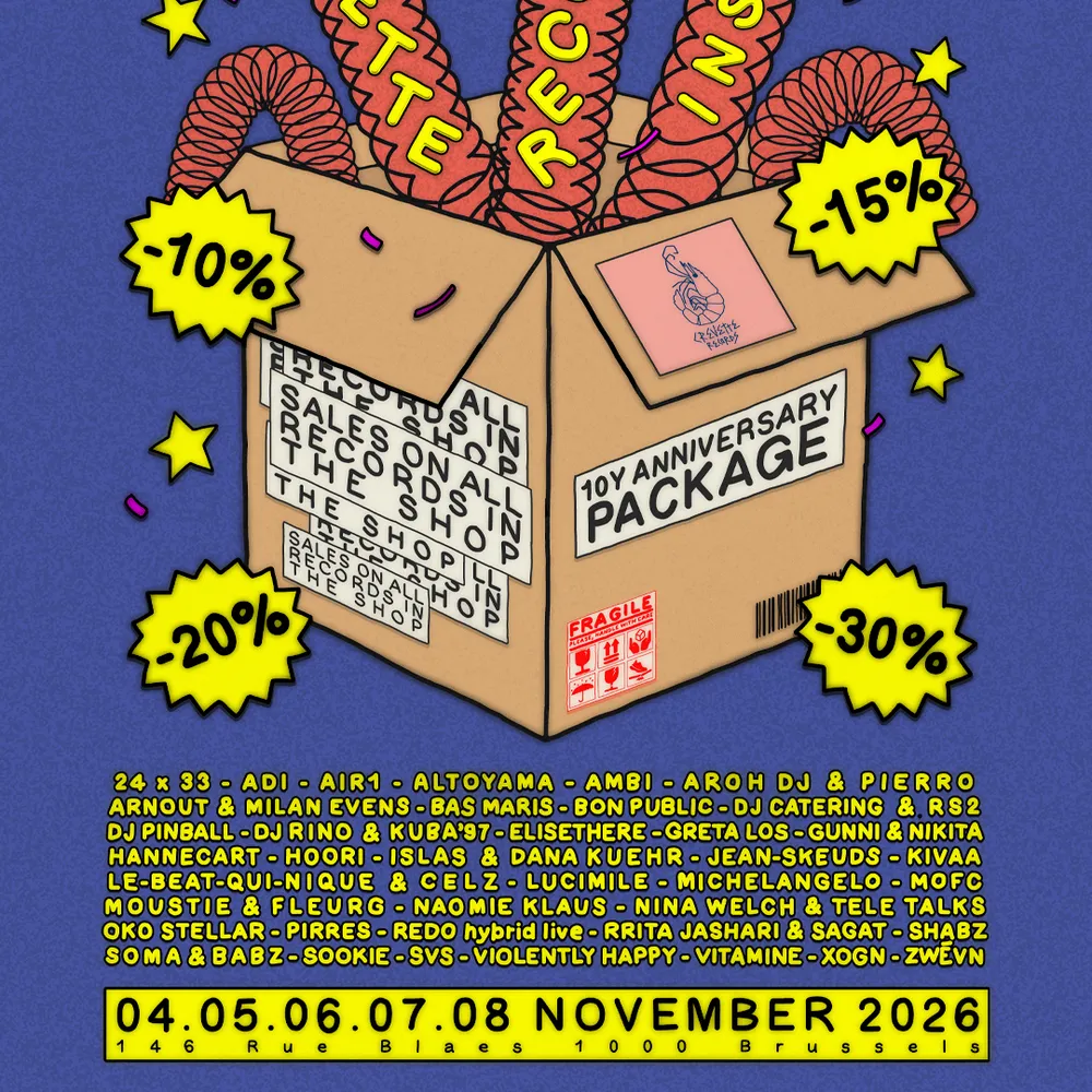 CREVETTE RECORDS - 10 YEAR ANNIVERSARY - INSTORE SESSIONS