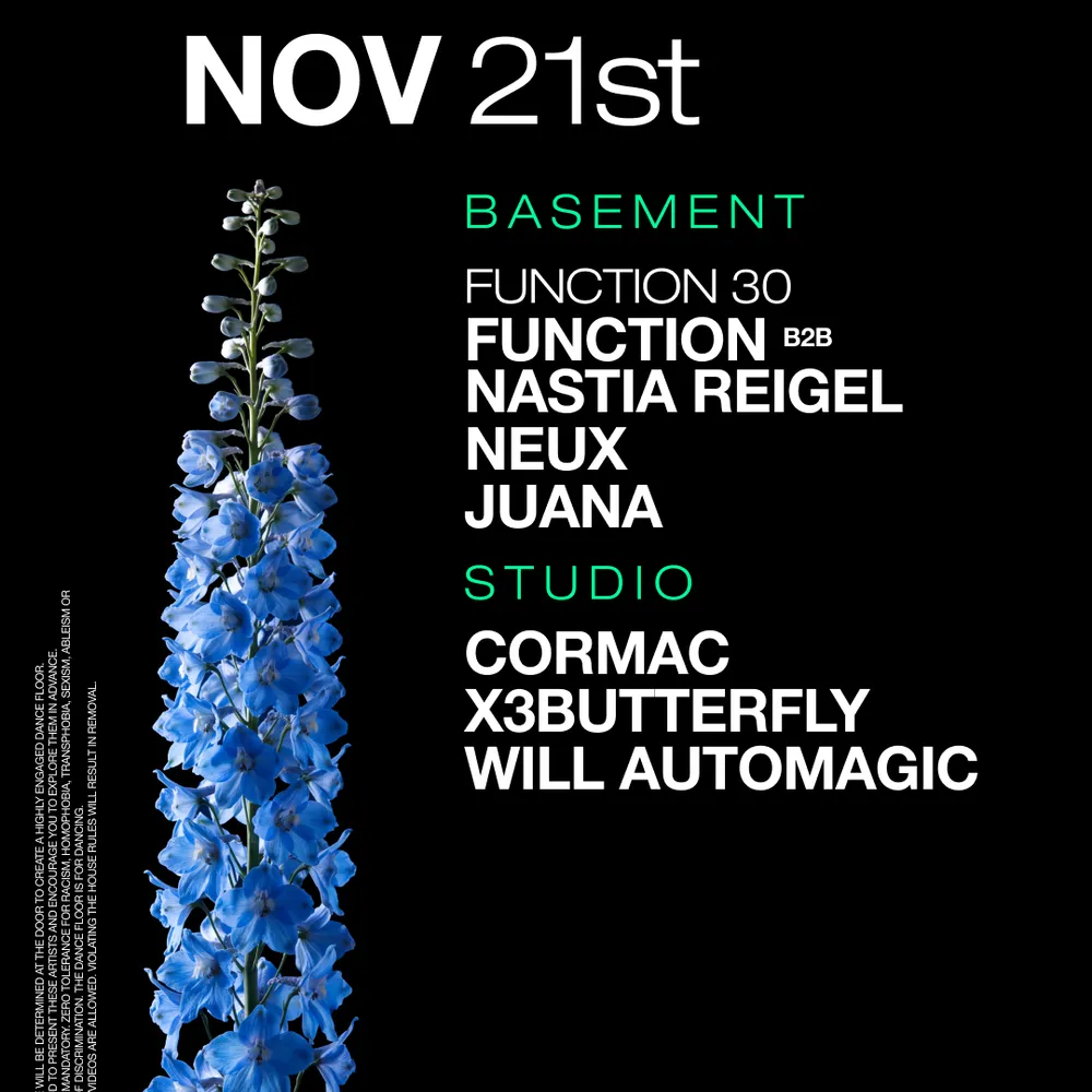 Function b2b Nastia Reigel / NEUX / Juana / Cormac / x3butterfly / Will Automagic