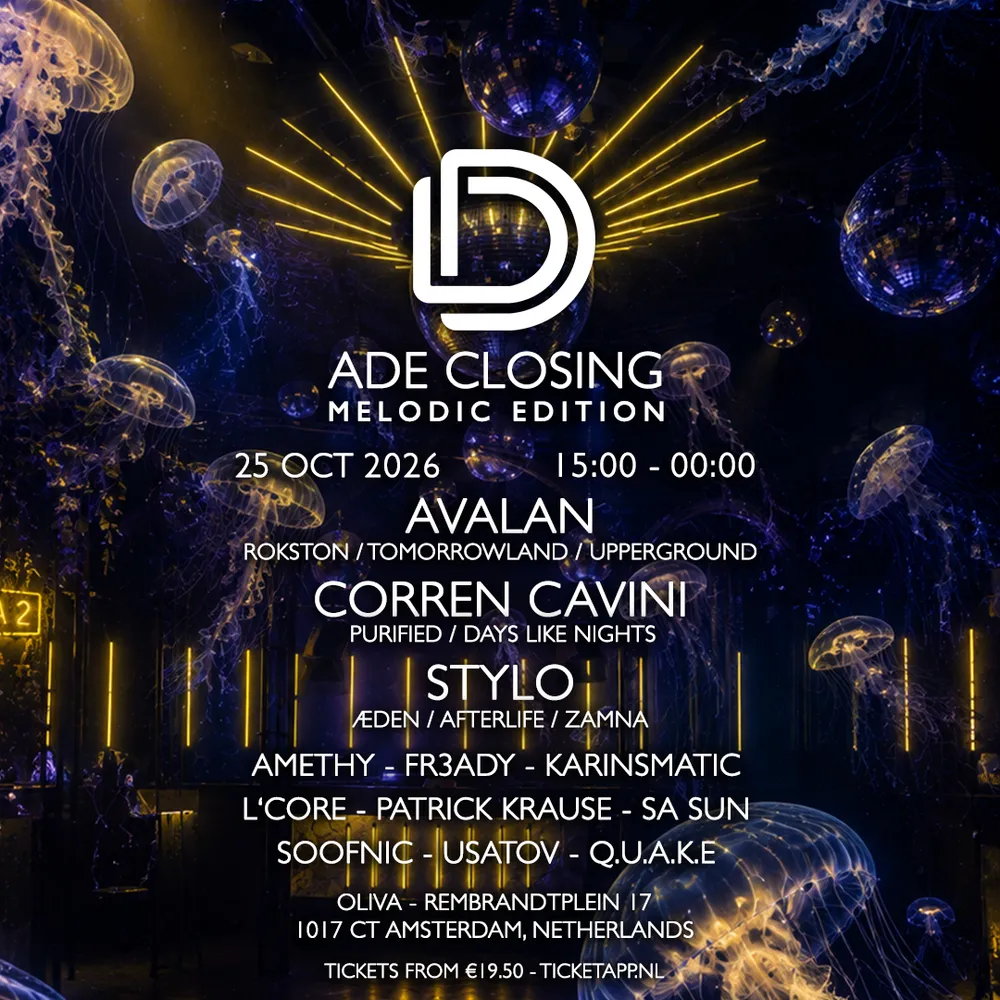 Dive Deep: ADE Closing - Melodic Edition w/ AVALAN, Corren Cavini, Stylo, Miss Evelina