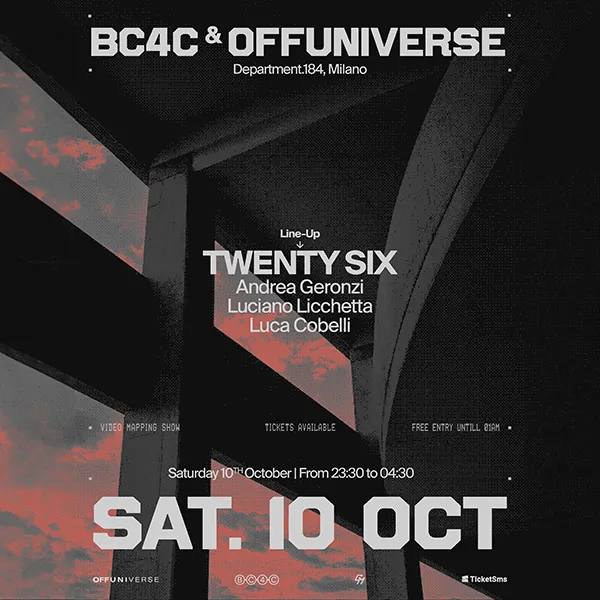 CLUBBERS FACTORY - 10th october W// OFFUNIVERSE