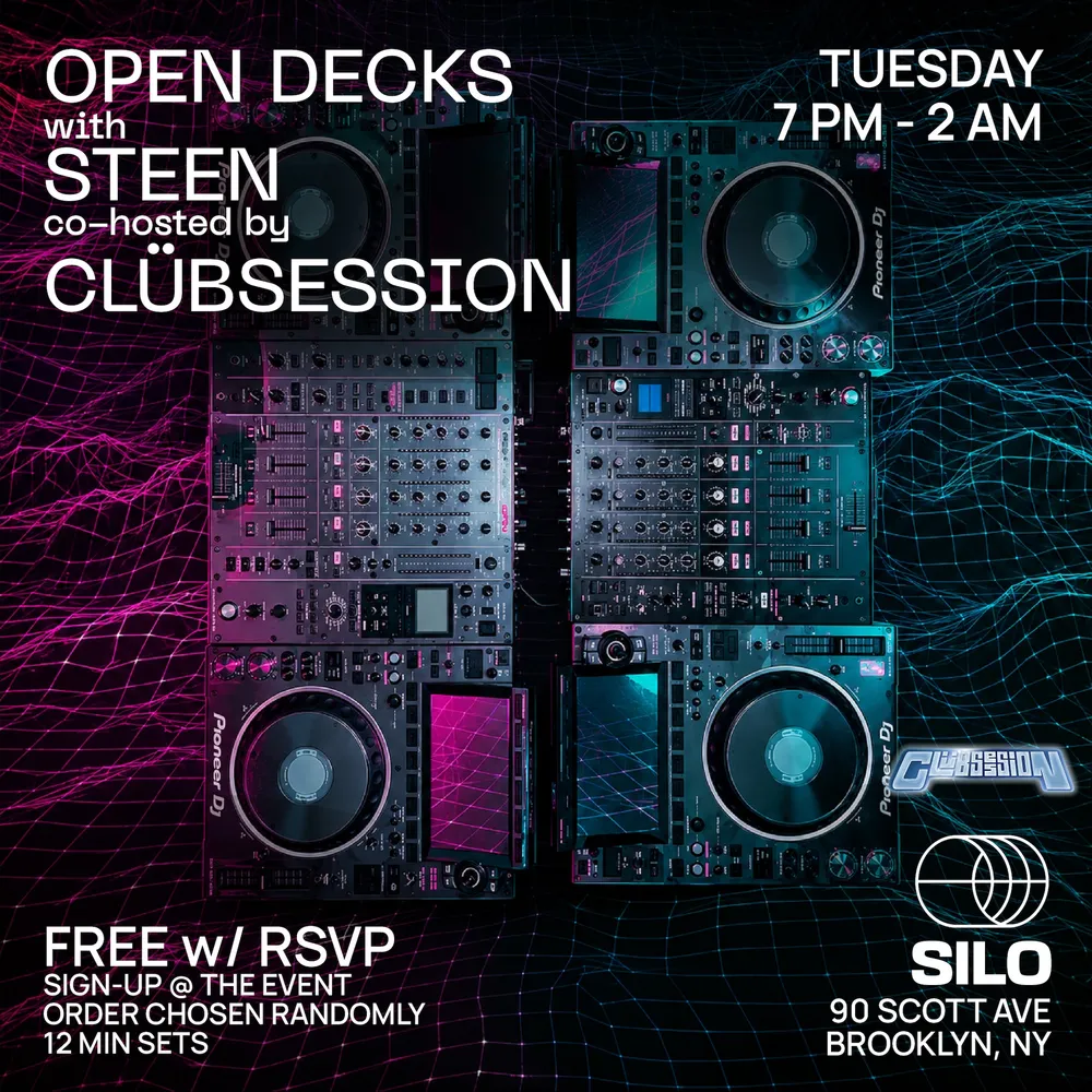 Open Decks with STEEN & Clübsession