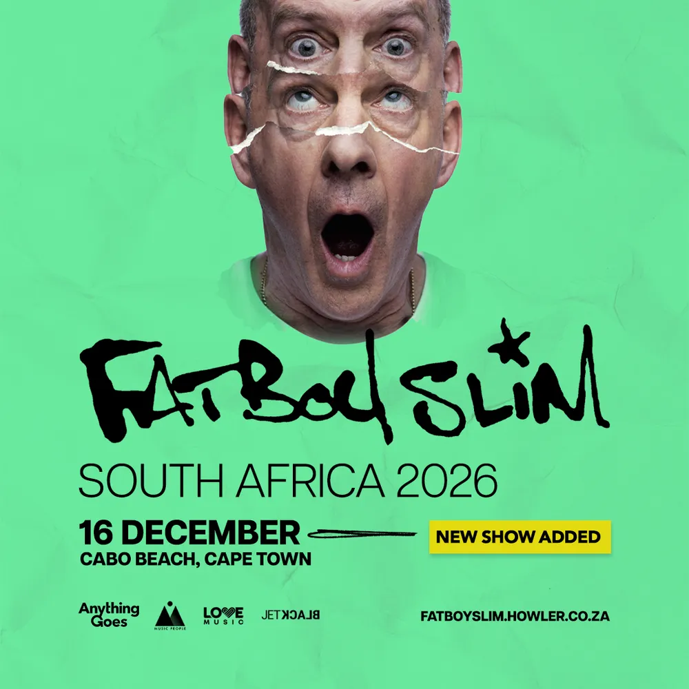 Fatboy Slim Cape Town 2026 - Public Holiday