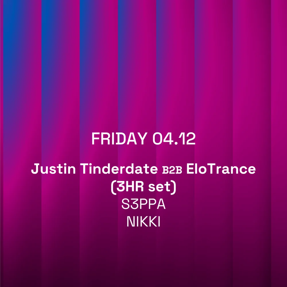 TOFFLER presents Justin Tinderdate B2B Elotrance (3HR set)