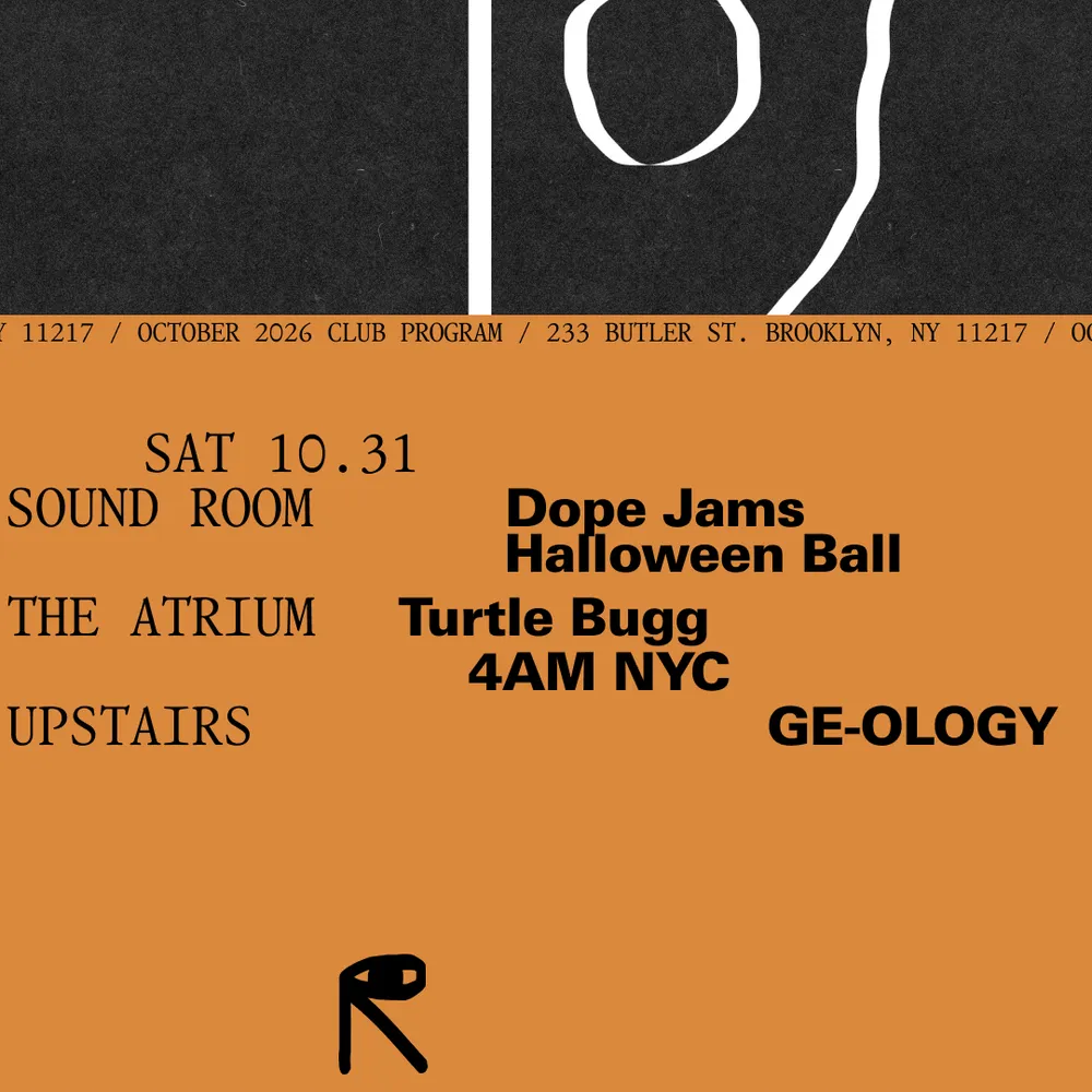 Dope Jams Halloween Ball / Turtle Bugg, 4AM NYC / GE-OLOGY