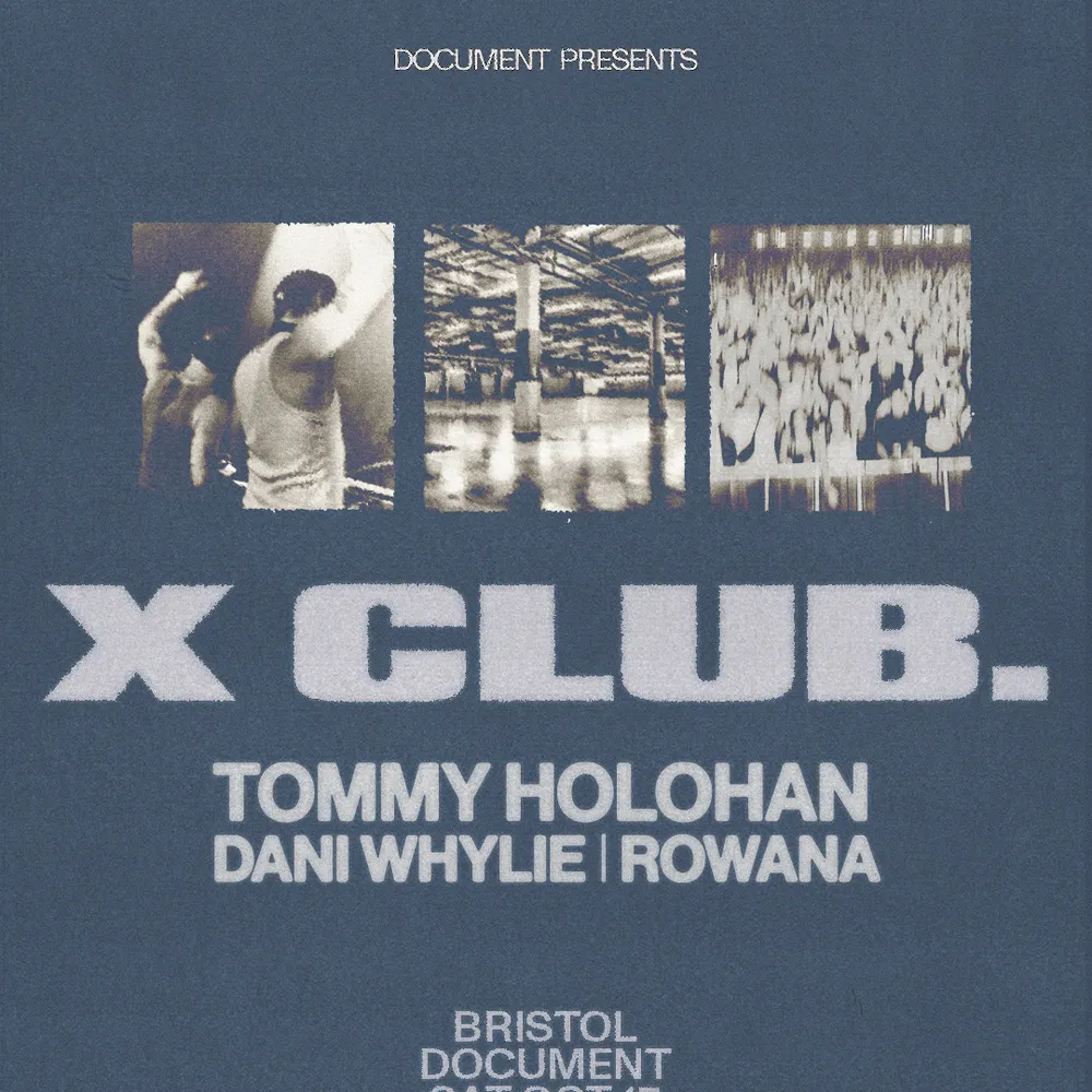 Document presents: X CLUB., Tommy Holohan & More