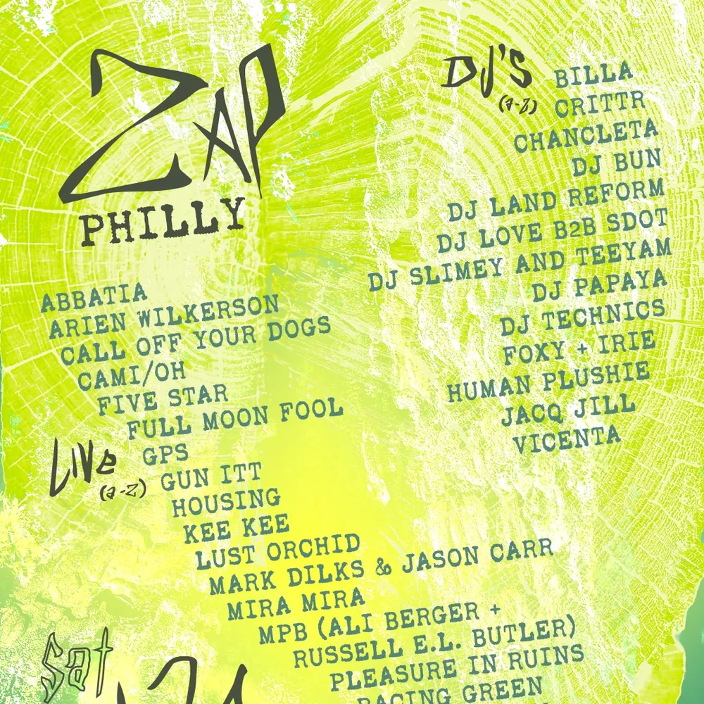 ZAP PHILLY [w/ Vicarious Love]