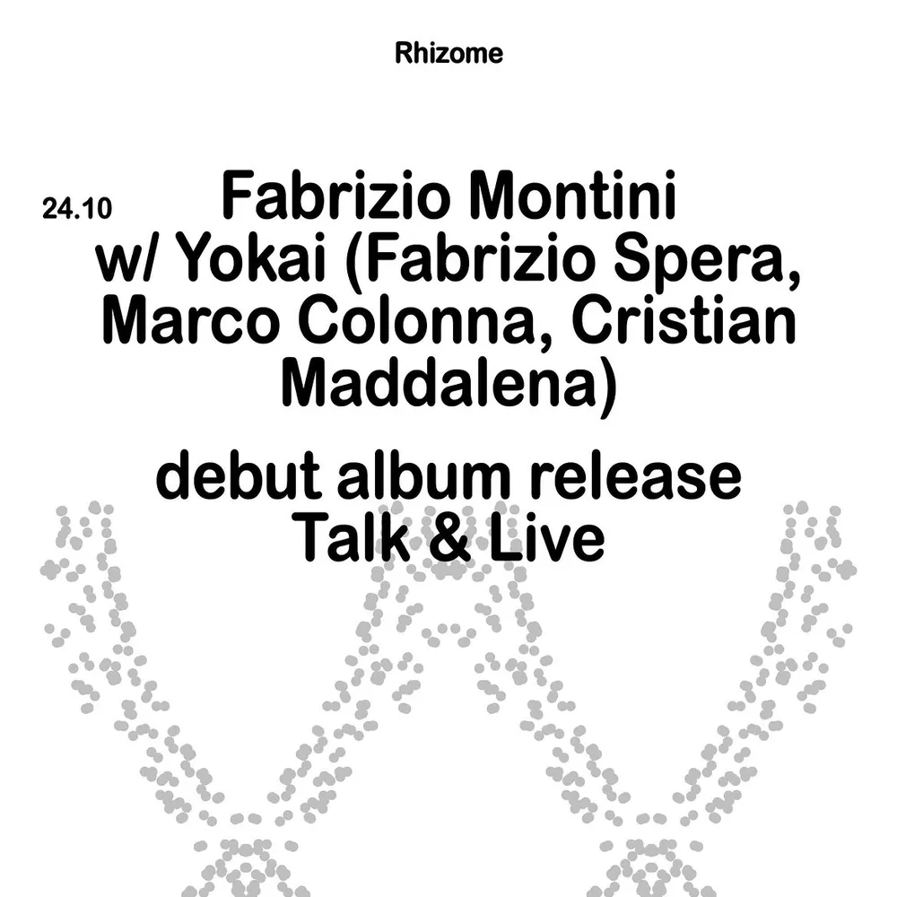 Fabrizio Montini w/ Yokai (Fabrizio Spera, Marco Colonna, Cristian Maddalena)
