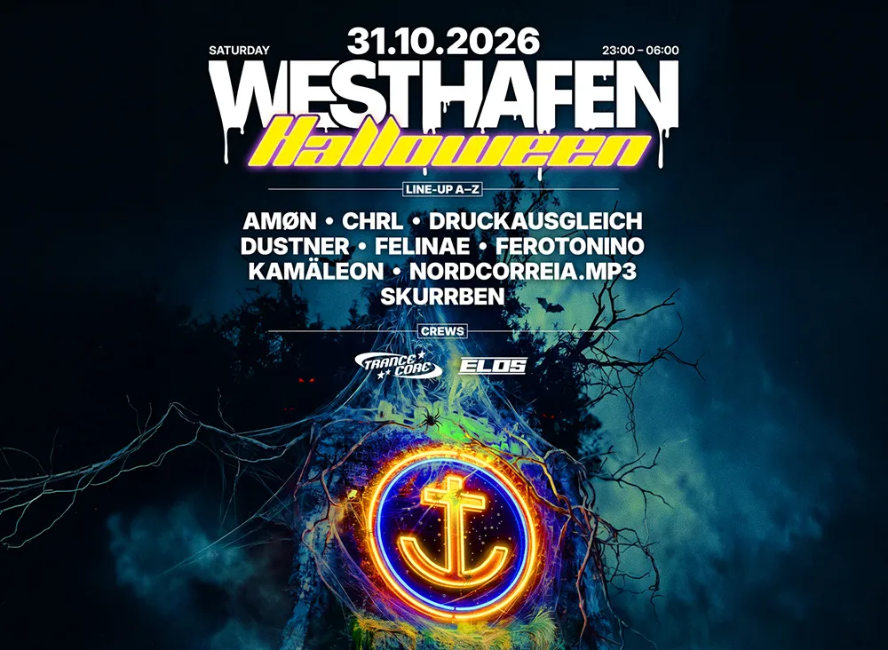 Westhafen HALLOWEEN with Trancecore & ELOS