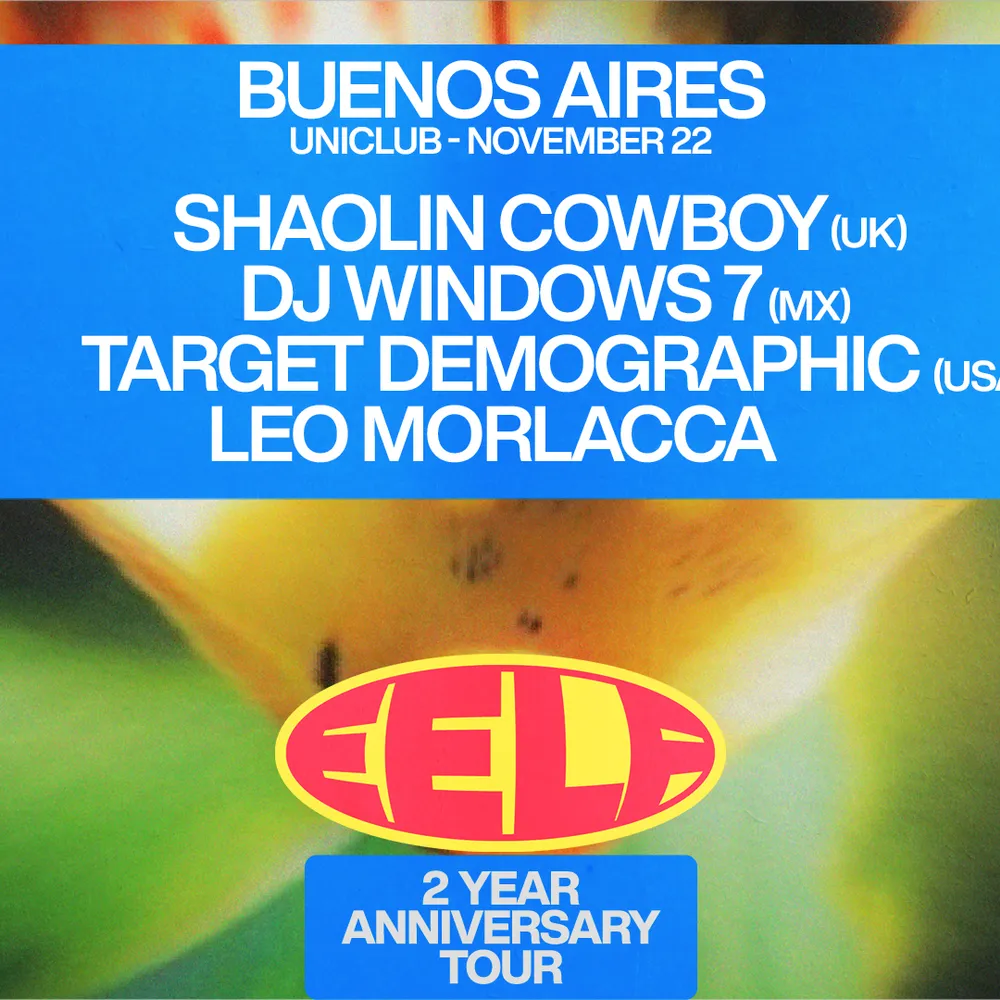 EELF Presents - Buenos Aires: Target Demographic (U.S), Shaolin Cowboy (U.K), DJ Windows 7 (MX)