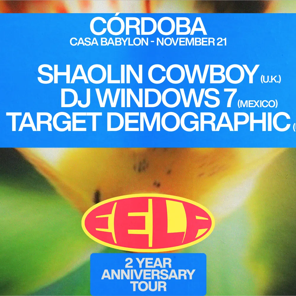 EELF Presents - Cordoba: Target Demographic (U.S), Shaolin Cowboy (U.K), DJ Windows 7